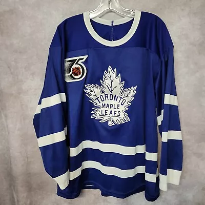 Vintage 90s CCM 75th Toronto Maple Leafs Doug Gilmour 93 Jersey Mens XL • $199.99