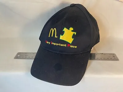 McDonald's Employee Crew Member Uniform Cap Hat Black  2 Piece • $9.99