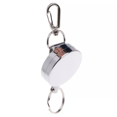 Fishing Zinger Retractor For Key Reel Holder Retractable Steel Cable Full M • £5.98