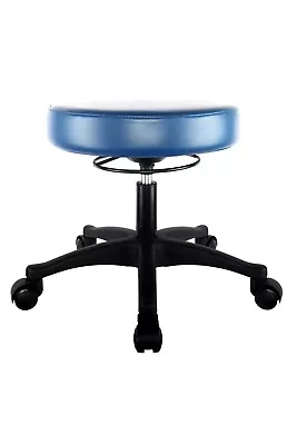 17  Table Height Adjustable Round Seat Spa Medical Lab Cleanroom Blue  • £119.50