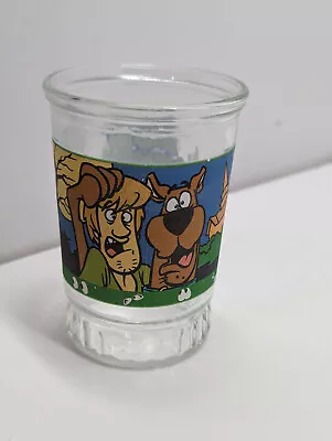 Scooby Doo 1999 Bama Jelly Jar Witches Ghost Shaggy Juice Glass Hanna Barbera • $13.95