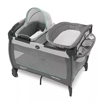 Graco Pack N Play Close2Baby Bassinet Playard Portable Diaper Changer Derby • $150