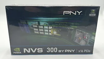 NEW PNY NVIDIA NVS 300 512MB PCIe X 16 Video Card (Sealed) • $14.99