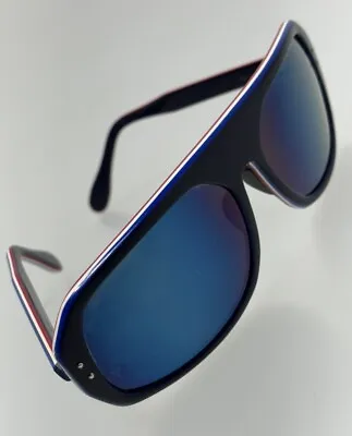 Vintage 1970S Hybrid SKI Sunglasses RED WHITE And BLUE FRAMES Mirrored • $99.99