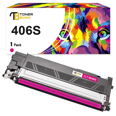 Magenta Toner Compatible For Samsung Xpress C410W C460W CLP-360 365 CLT-406S • £10.99