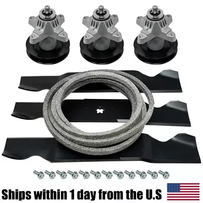 Rebuild Kit Blades Spindles Belt Fits Cub Cadet 54  SLT 1554 SLTX 1054 MTD • $50.99