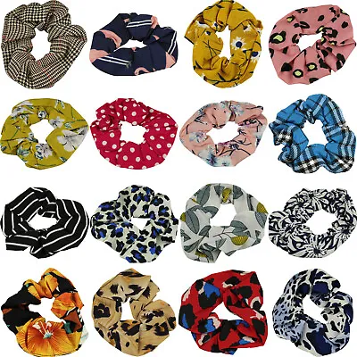 Scrunchie Hair Scrunchy Ponytail Holder Tie Elastic Bun Ring Animal Hair Bobble • £2.39