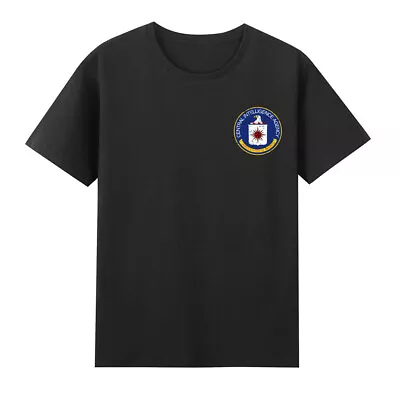 Central Intelligence Agency CIA Military Veteran Spy Pocket Vintage Mens T-Shirt • $29.68