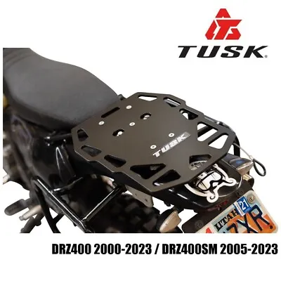 TUSK Rear Luggage Rack Top Case Carrier SUZUKI DRZ400 DRZ 400 DR-Z S SM 2000-23 • $84.97