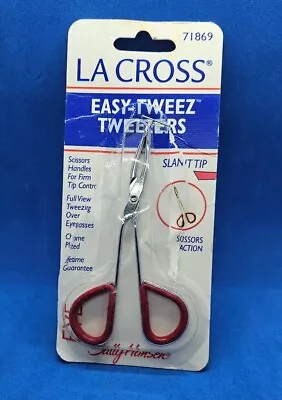 La Cross Sally Hansen Easy-Tweeze Slant Tip Tweezers 71869 (Damaged Packaging) • $39.99