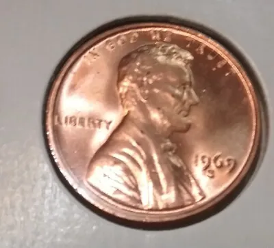 $1.23 • Buy 1969 Lincoln Memorial Cent  S - BU - Uncirculated
