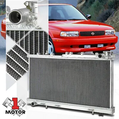 Aluminum 2 Row Core Performance Radiator For 91-99 Nissan Sentra/200SX/NX Manual • $92.77