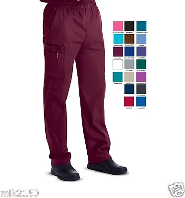 Landau Mens Scrubs Zipper Front Cargo Pants 8555 REGULAR TALL All Colors NWT • $22.52