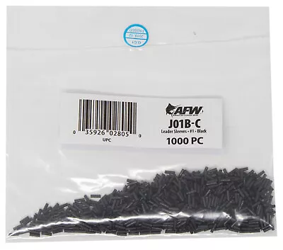 $28.50 • Buy 1000 AFW American Fishing Wire Single Barrel Sleeves Leader Crimp Sz 0 1 2 3 4 5