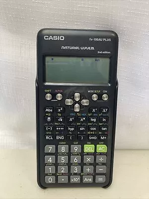 Casio FX-100AU PLUS 2nd Edition Scientific Calculator 2nd Edition VGC Free Post. • $45.95