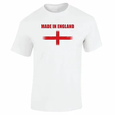 St George's Day T Shirt Accessories - England Flag Tees For Men - Made In • £10.97