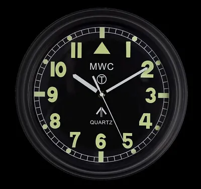 MWC Retro G10 Pattern Military Wall Clock CLOCK/UKG10/12 (Size 12  Approx) • £29.95