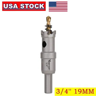 3/4'' 19mm TCT Carbide Hole Saw Cutter Drill Bit HoleSaw For Metal Alloy Steel • $11.80