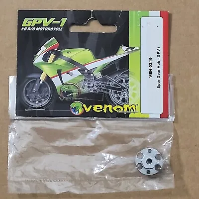 VENOM VEN-0219 Spur Gear Hub For GPV-1 RC Motorcycle Vintage NIP NOS Item # 0219 • $19.95