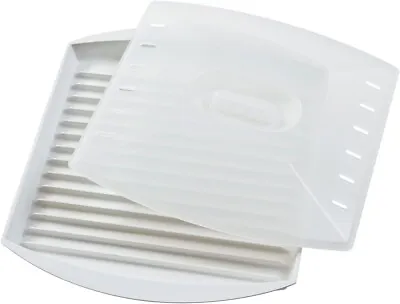 Progressive Prep Solutions Microwave Bacon Grill W Cover  White PS-66LID Large • $12.99