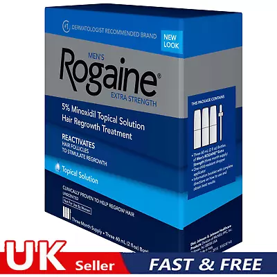 £18.04 • Buy Men Hair Loss & Regrowth Scalp Treatment - 3 Month Supply 60 Ml - UK STOCK