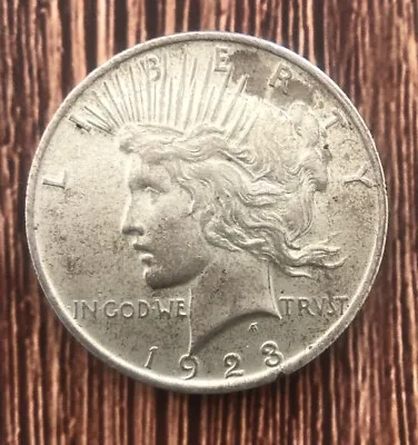 $45 • Buy 1923 Peace Dollar Silver Coin. One Dollar Silver Coin.