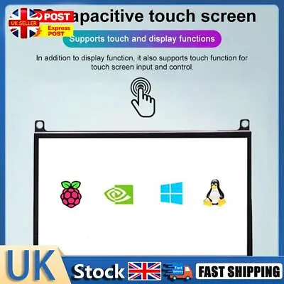 7 Inch IPS Touch Screen LCD Touchscreen Monitor HDMI-Compatible For Raspberry Pi • £42.79