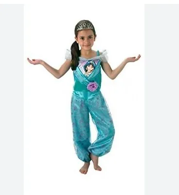 Rubie's Disney Princess Shimmer Jasmine Fancy Dress Child Costume 7-8 Years • £10.99