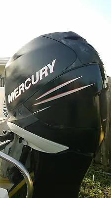 Mercury Verado Outboard Engine Decals Stickers (Multiple HP)  Marine Grade  • $89.99