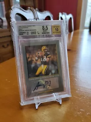 2005 Topps Turkey Red Aaron Rodgers Rookie Auto Card POP 1 Only 6 Higher! • $995