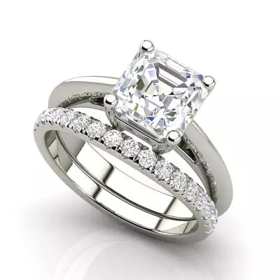 Solitaire 0.5 Carat VS1/H Cushion Cut Diamond Engagement Ring White Gold Treated • $1381.60