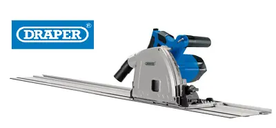 Draper Plunge Track Saw 1200w 165mm Circular With Rail Heavy Duty Warranty 57341 • £119.99