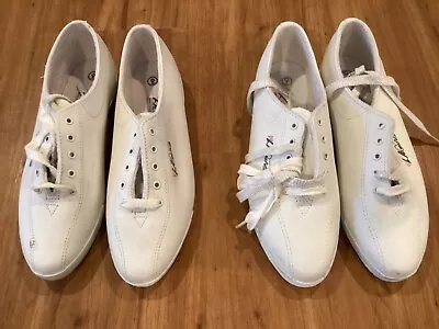 2 Pairs Vintage LA Gear Women's White Low Tops Size 9 682WHT KOREA • $40