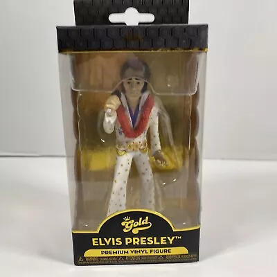 Funko Elvis Presley GOLD Series Collectable Figure Aloha Hawaii Concert 1973 New • $11.97