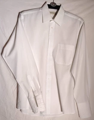 £0.99 • Buy Debenhams Plain White Dress Shirt, French Cuff, 15in Collar.