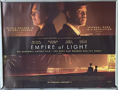 Cinema Poster: EMPIRE OF LIGHT 2023 (Main Quad) Olivia Colman Colin Firth • £11.95