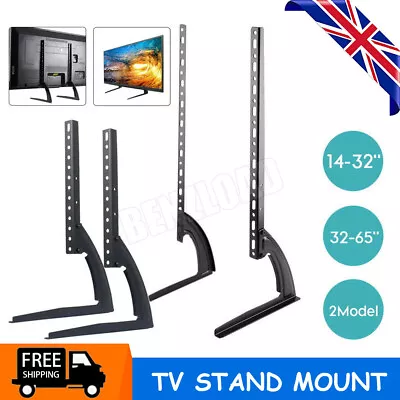 £13.99 • Buy Heavy Duty TV Stand Leg Base Table Desk Top Pedestal Mount 14-65  For Samsung LG