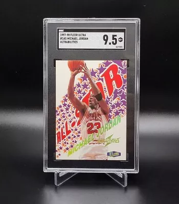 Michael Jordan 1997-98 Fleer Ultra Ultrabilities ALL STARS #1AS SGC 9.5 Mint +  • $485