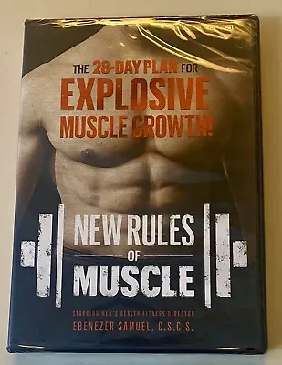 NEW RULES OF MUSCLE - 28 Day Plan For Explosive Muscle Growth DVD - NEW SEALED • $79.99