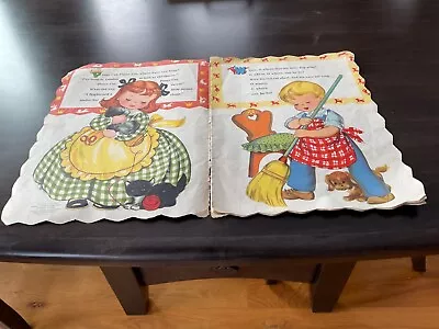 VINTAGE: Favorite Nursery Rhymes Book For Children Copyright 1953 By Merrill Co • $9.99