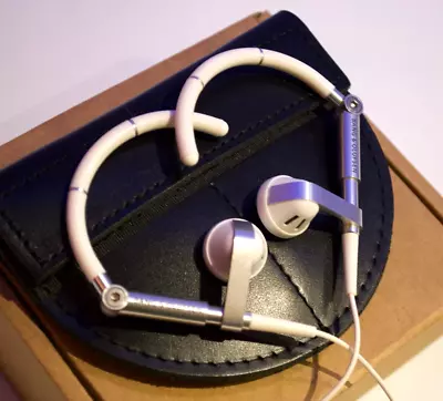 £98 • Buy Bang And Olufsen B&O A8 3.5mm Wired Earphones White Silver Aluminium (707)