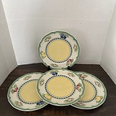 Villeroy And Boch French Garden Fleurence Salad Plates 8 1/8  Set Of 4 • $39.99