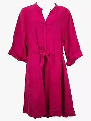 Elk Graceful Fuchsia Shirt Maxi Dress Size 18 • $191.99