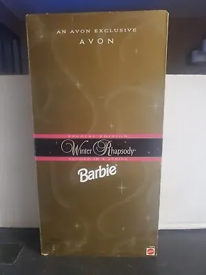 1996 Mattel Winter Rhapsody Barbie Doll AVON Exclusive 16873 • $20