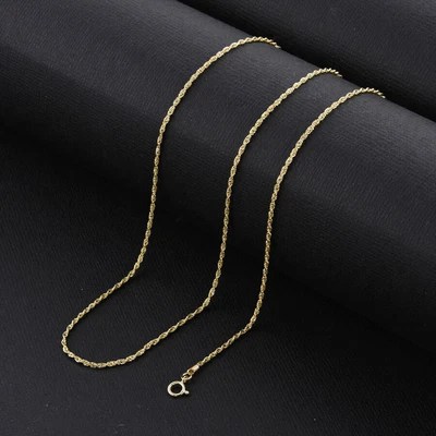 £99.99 • Buy ILIANA 18ct Yellow Gold High Finish Rope Chain Necklace Size 20 Inches Mother