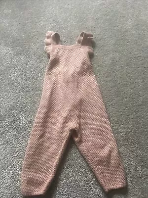 Zara 6-9 Month Girls Dungarees  • £12