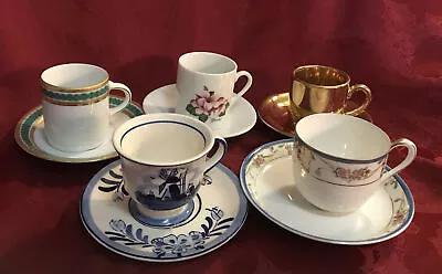 Lot Of 5 Cups & Saucers Delft German Nippon • $9.99