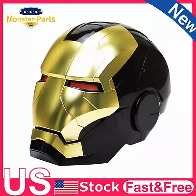 Iron Man Mark V MK5 1:1 Wearable Helmet Voice-Controlled Cosplay Birthday Gifts • $185.99