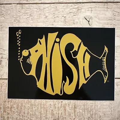 Phish ⭕️Official Sticker 🎸Gold Logo Large 5.5” Dry Goods🔥 • $18