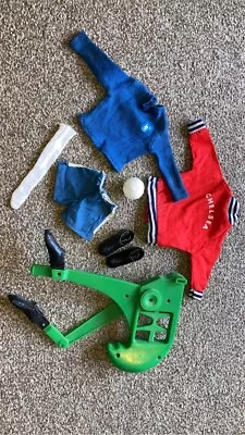 Vintage Original Action Man Chelsea Sharp Shooter Football Kit Uniform Set • £19.99